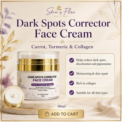 Dark Spots Corrector Face Cream benefits - Skin by Flora
