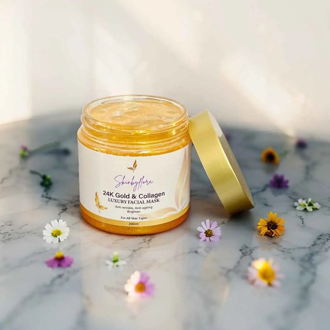Skin by Flora 24K Gold and Collagen Anti-Wrinkle Face Mask product image