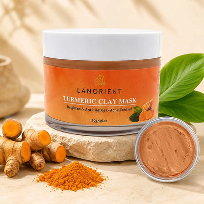 Turmeric Clay Face Mask product with turmeric ingredients