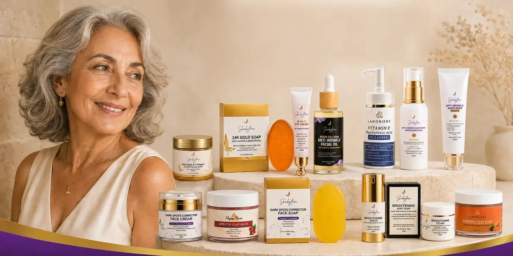 Firxa ta’ kura anti-ageing ta’ Skin by Flora ma’ mara Mediterranja matura